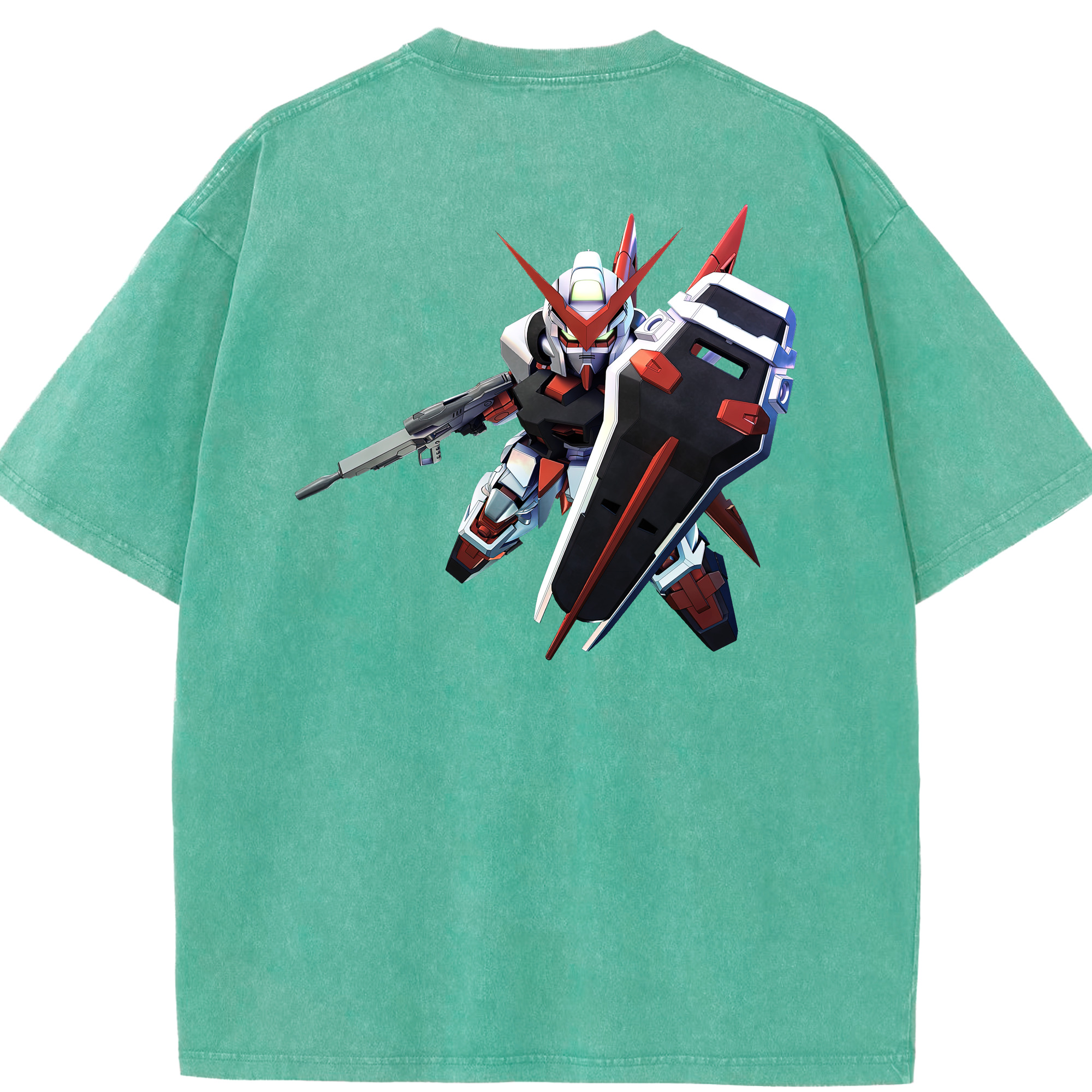 （画像用） 機動戦士ガンダム Mobile Suit Gundam 綿100% ヴィンテージ風 半袖Tシャツ（背面プリント）